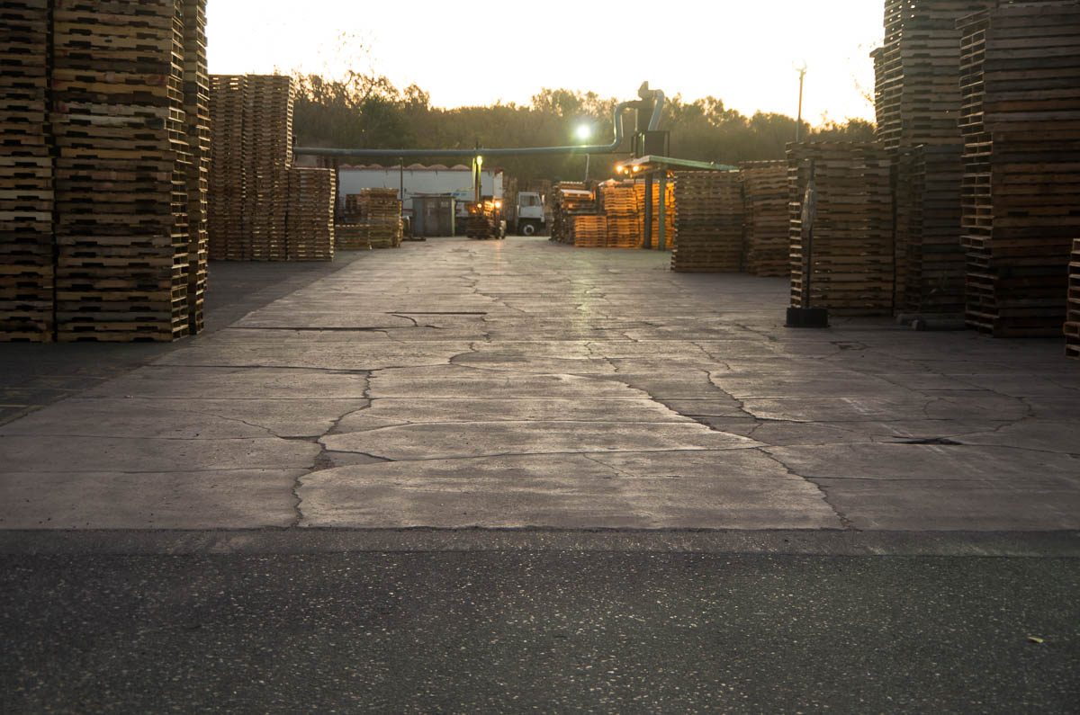 Gruber Pallets yard in Lake Elmo